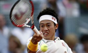 Kei Nishikori shows the form that had Rafael Nadal reeling before the Japanese player had to retire.